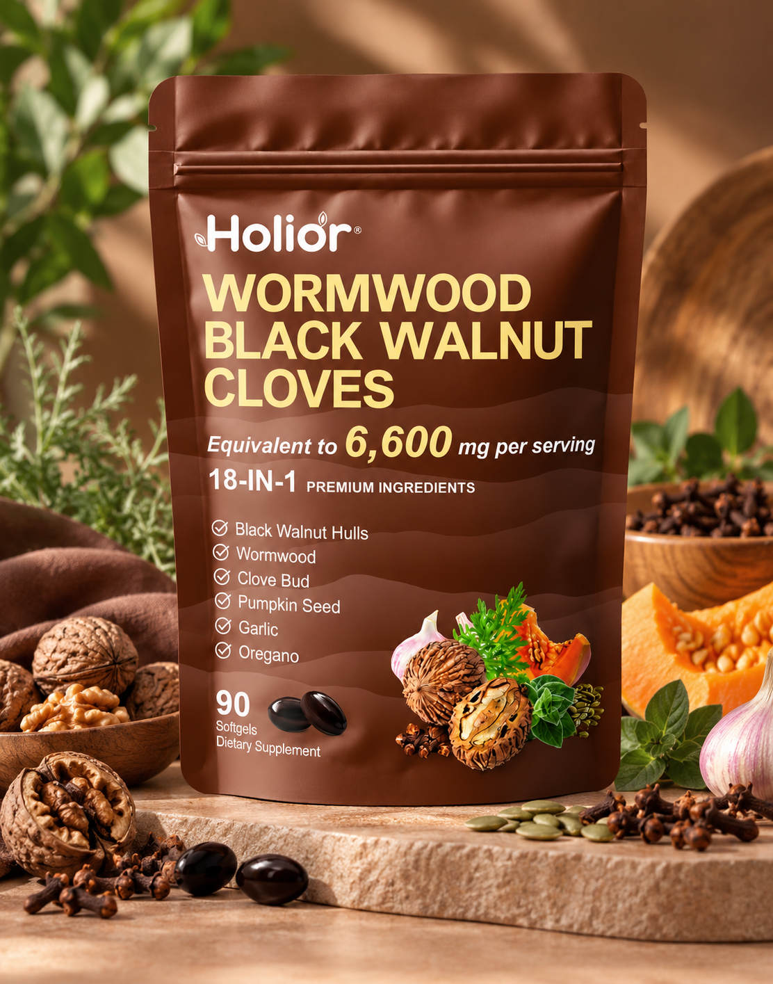 Wormwood Black Walnut Cloves